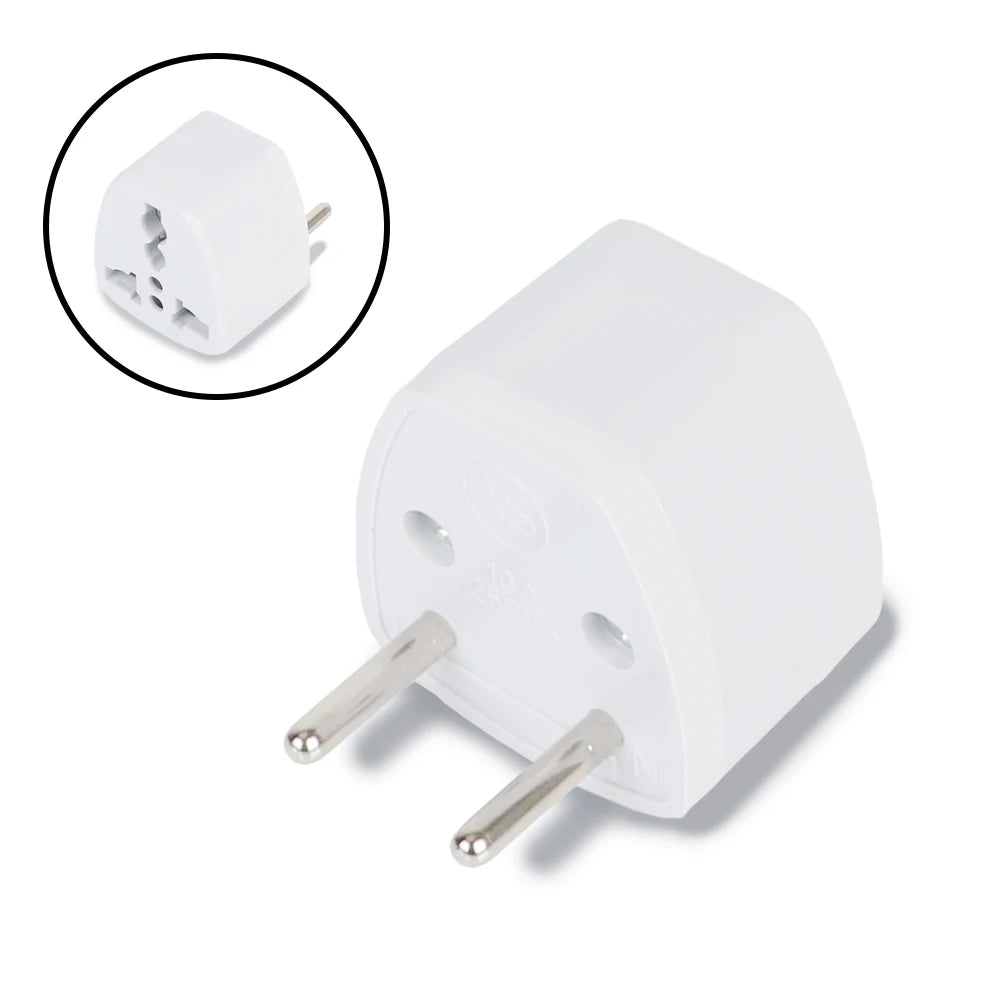 World Travel AU US UK EU Converter Universal AC Power Charger Adapter 2 USB Port International Plug Adapter All in One